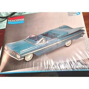 Monogram Vintage 1959 Chevrolet Impala Convertible Model Kit 1/25 Scale Sealed